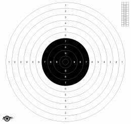 BDMP Scheibe 25m/50m Pistole 