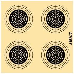 4er LG-Trainingsscheibe 
