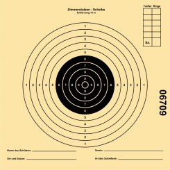 Zimmerstutzen-Schießscheibe 