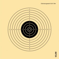 Service rifle target 