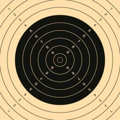 Einsteckspiegel für 900/4 GK-Scheibe reduziert auf 100m 