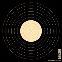 Target for blind persons 