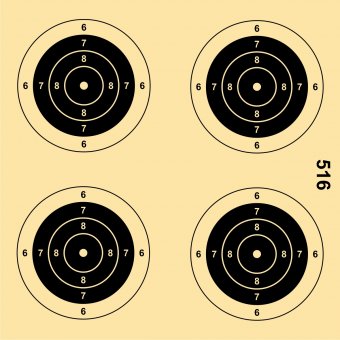 German air rifle 4 practice target 