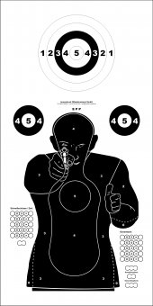 Silhouette target 